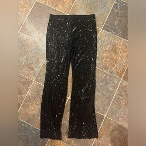 Art Class Girls' XXL size 16 Black Sequin & Black Color Fully Lined pants